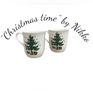 Christmastime by Nikko - Set of Two Mugs